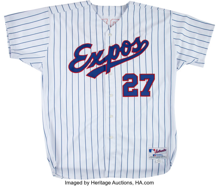 2000 Montreal expos vladimir guerrero MLB authentic jersey. What's