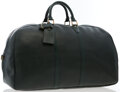 Louis Vuitton Cognac Epi Leather Keepall 55 Weekender Bag. Very, Lot  #19023