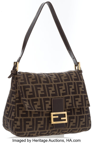 Vintage 00's Fendi Zucca Mama Baguette – For the Ages