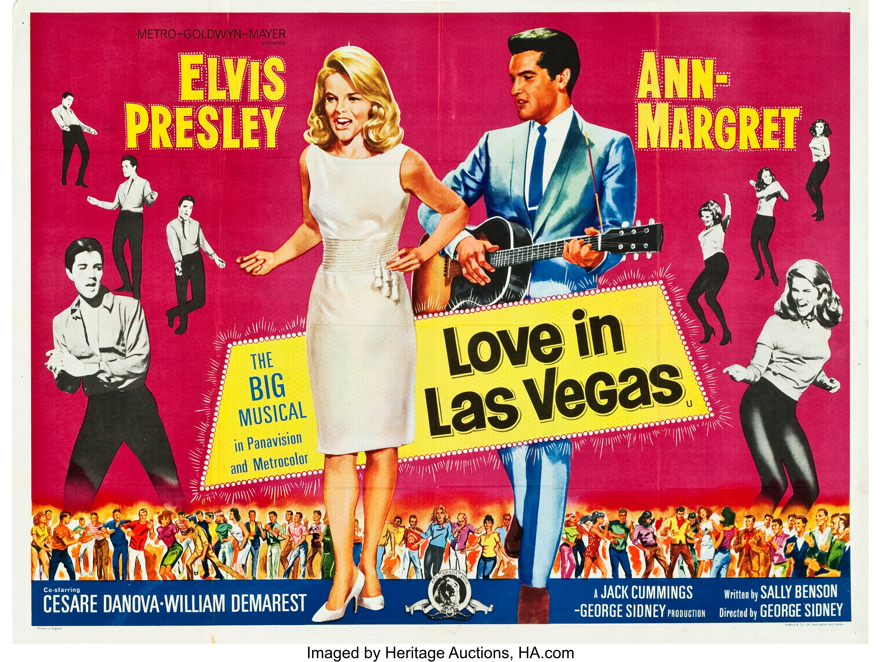 Viva Las Vegas (MGM, 1964). British Quad (30