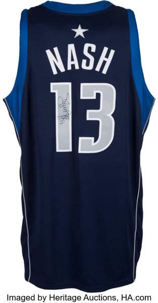 2001 02 Steve Nash Game Worn Signed Dallas Mavericks Jersey. Lot 83699 Heritage Auctions