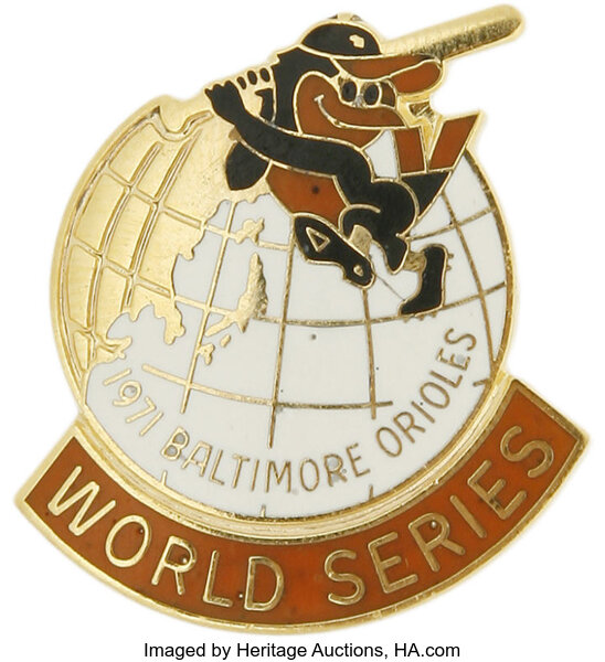 MLB World Series Trophy Pin