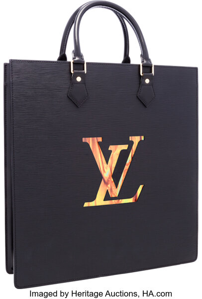 Louis Vuitton Sac Plat Fusion Epi Black in Epi Leather/LED Screen