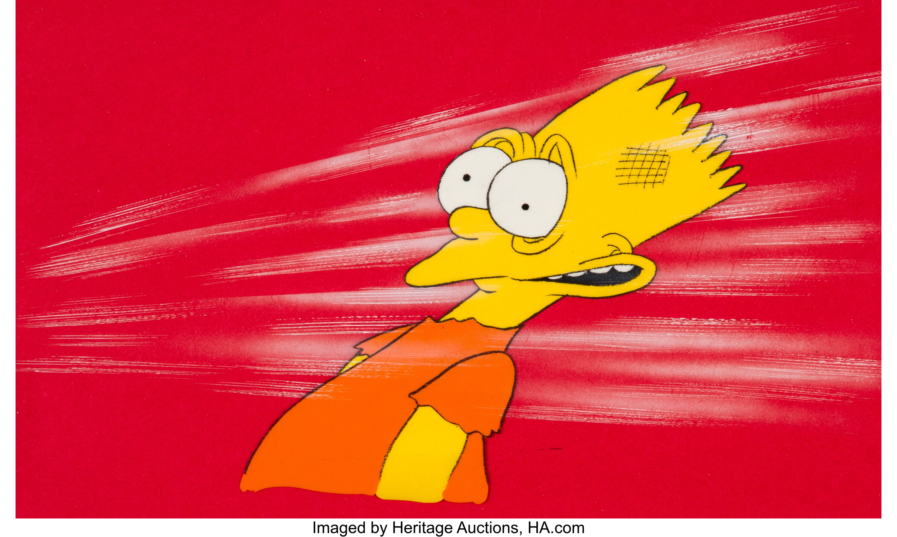 The Simpsons Bart The General Bart Simpson Production Cel Fox Lot 95011 Heritage Auctions 4880