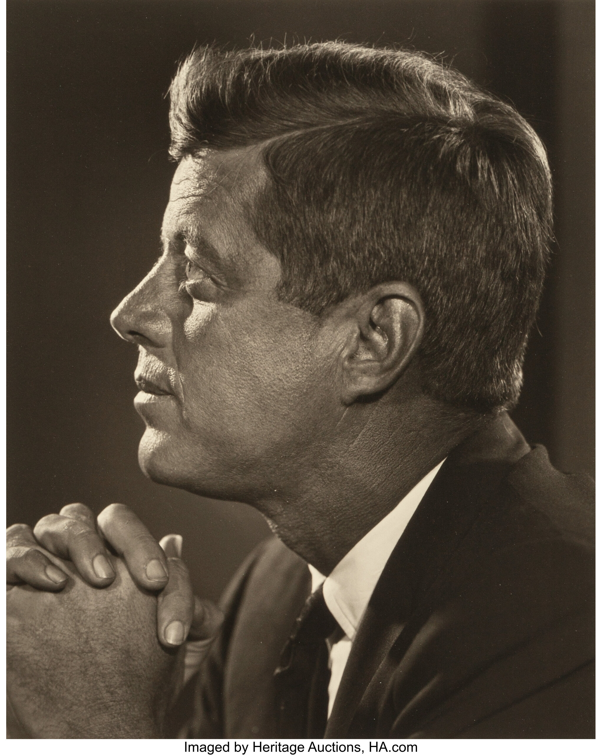 Yousuf Karsh Canadian 1908 2002 John F Kennedy 1960 Gelatin Lot 74126 Heritage Auctions 