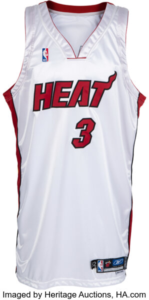 Dwyane Wade - Miami Heat - Game-Worn Home Strong Jersey - 1 of 2