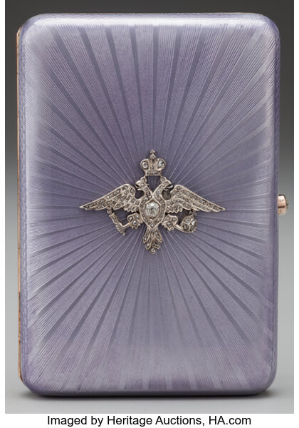 M. Buccellati Cigarette Case with Sapphires in Silve #504755