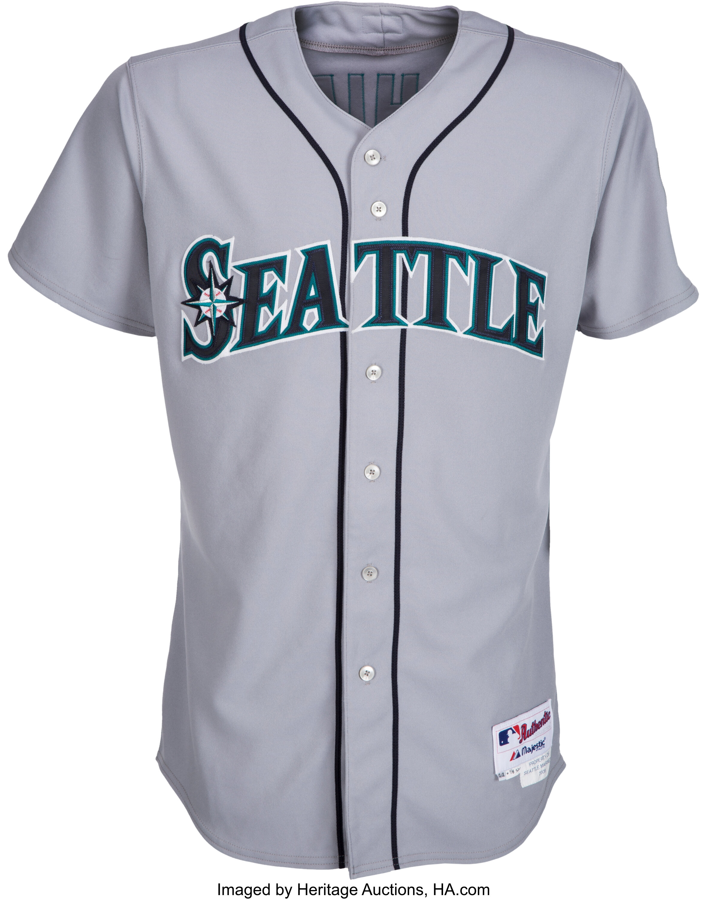 Lot Detail - 2003 Ichiro Suzuki Seattle Mariners Game-Used Road Jersey