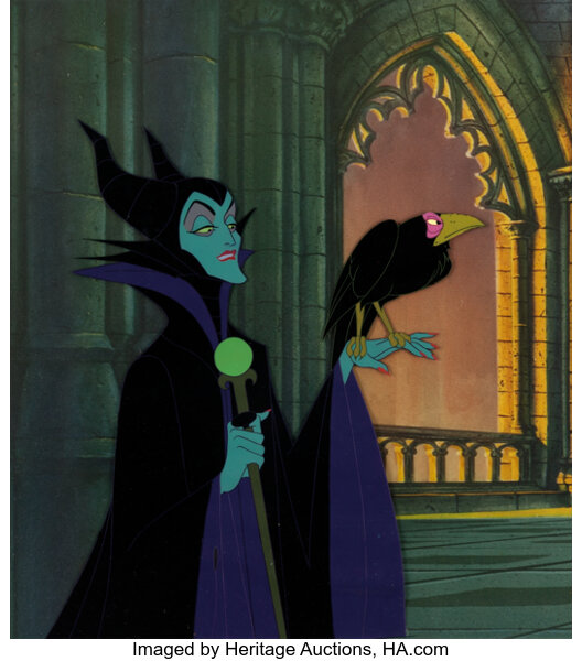 1959 Walt Disney Studios Sleeping Beauty Maleficent Cel, Antiques Roadshow