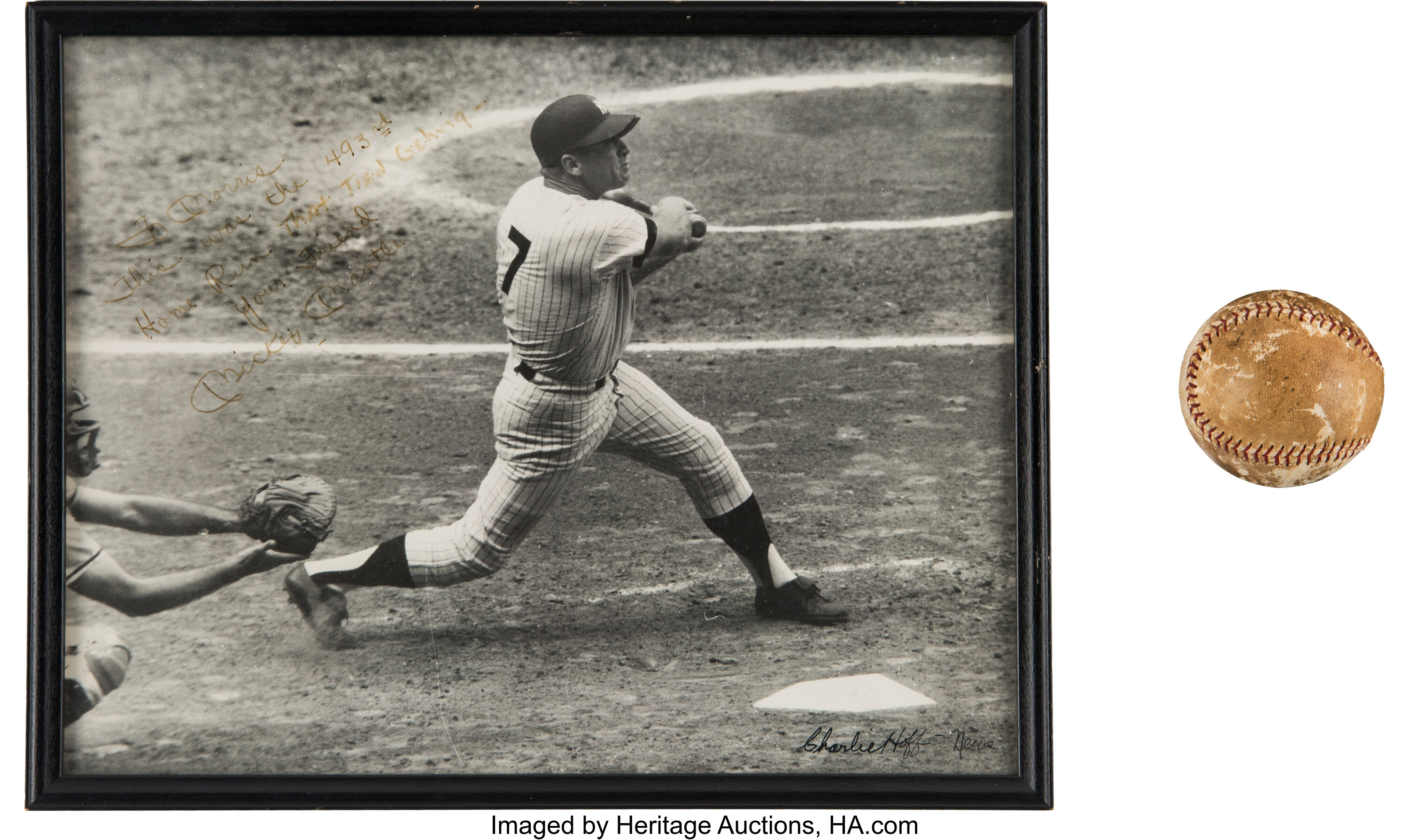 Lot Detail - 1966 Mickey Mantle New York Yankees Game Worn Home