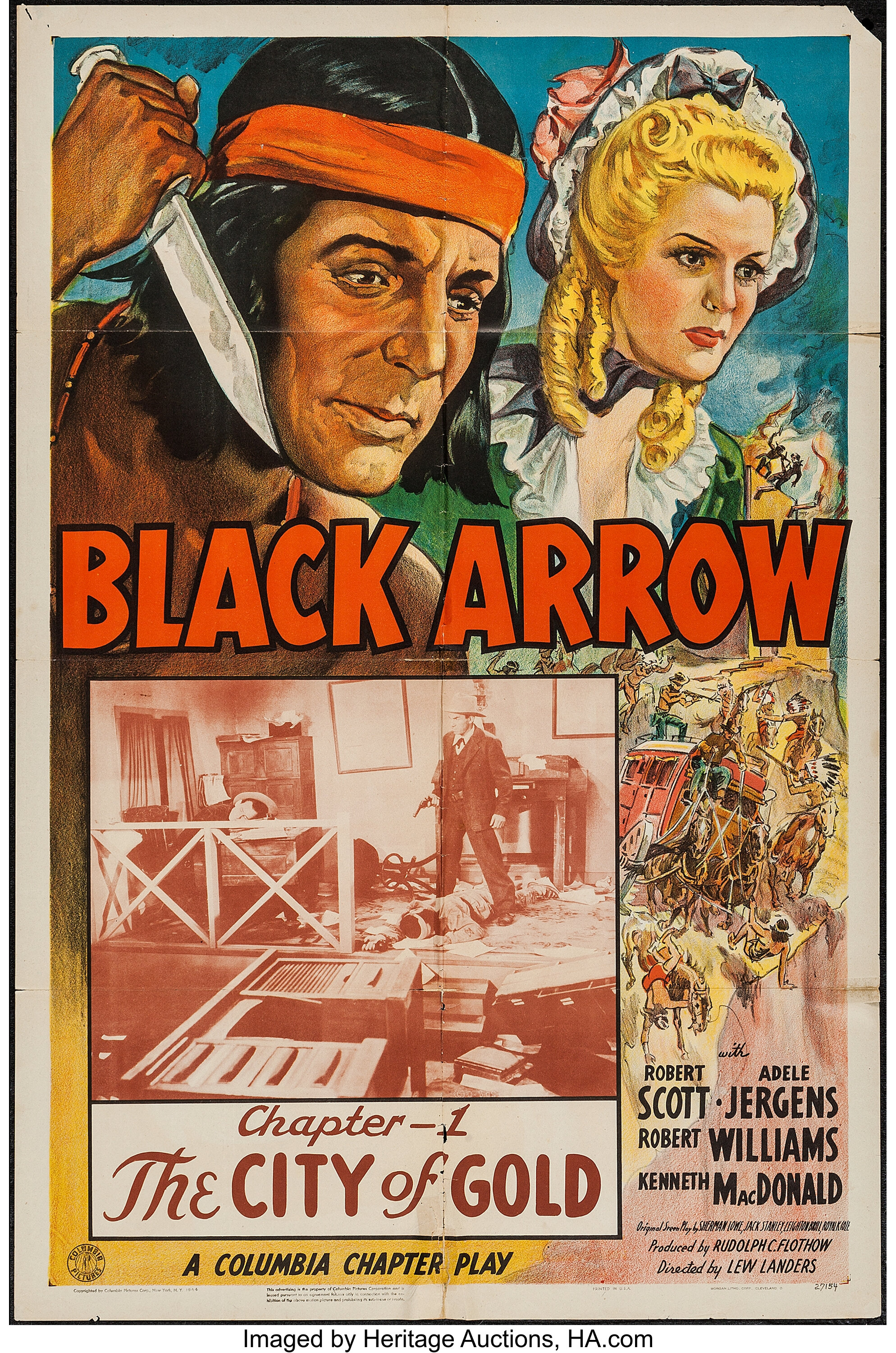 Black Arrow (Columbia, 1944). One Sheet (27