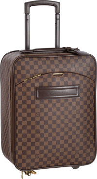 Sold at Auction: Louis Vuitton, Pegase 55 Cabin Suitcase in brown monogram.  Excellent condition. 60cm high.