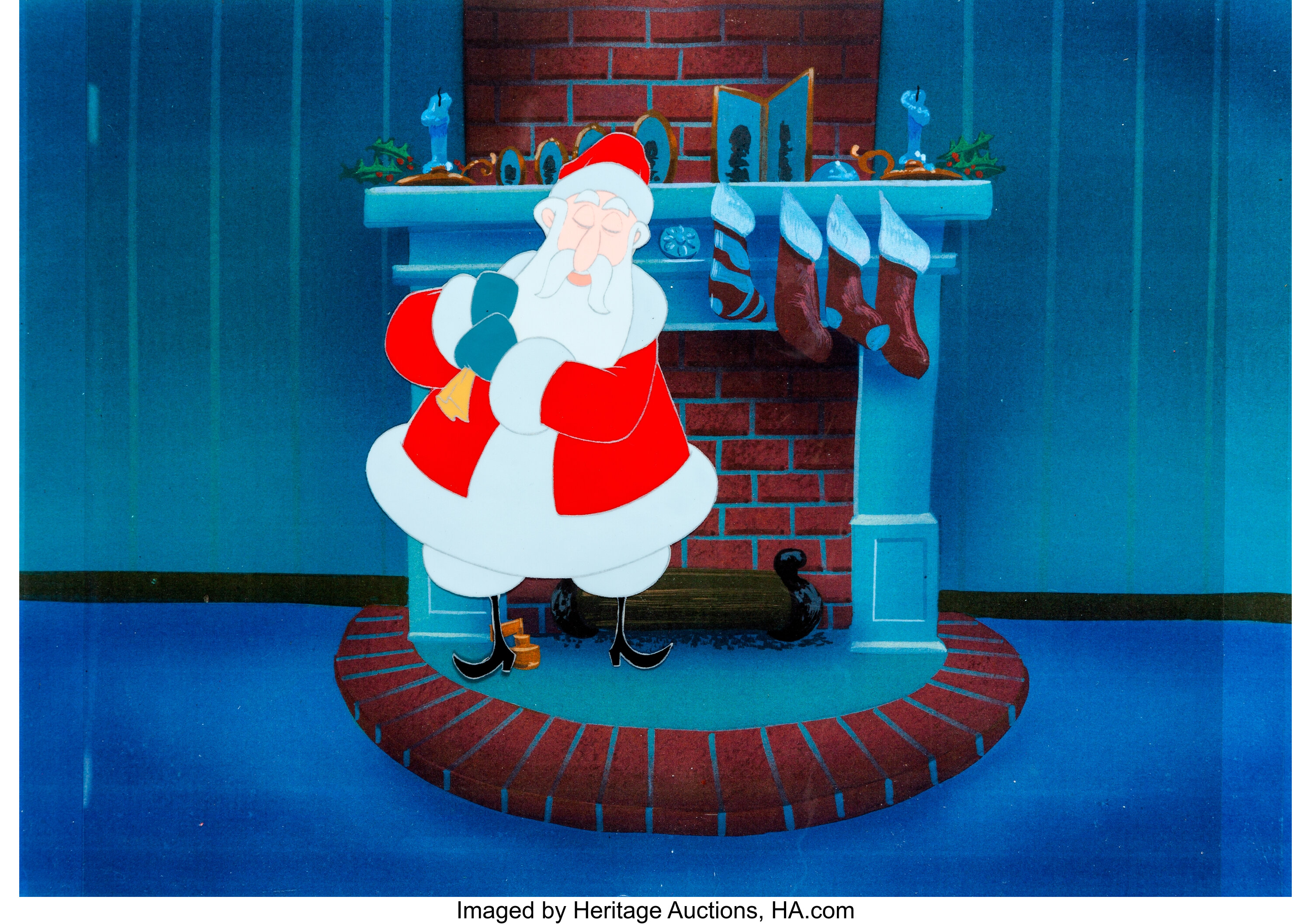 Christmas Vacation Santa Production Cel Warner Brothers 1989 Lot 95439 Heritage Auctions