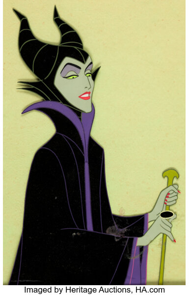 Sleeping Beauty Maleficent Production Cel Setup (Walt Disney,, Lot #95143