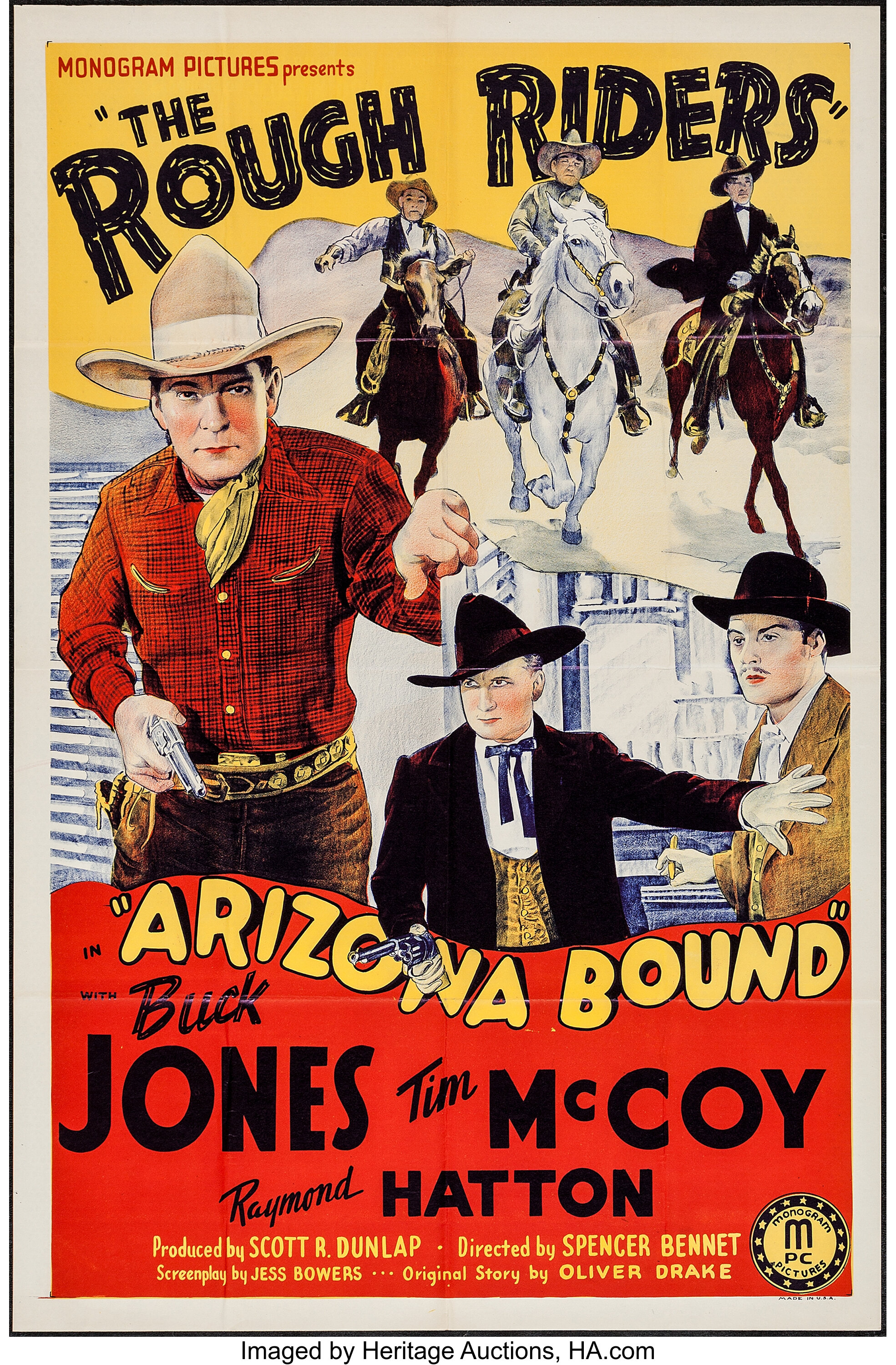 Arizona Bound (Monogram, 1941). One Sheet (27