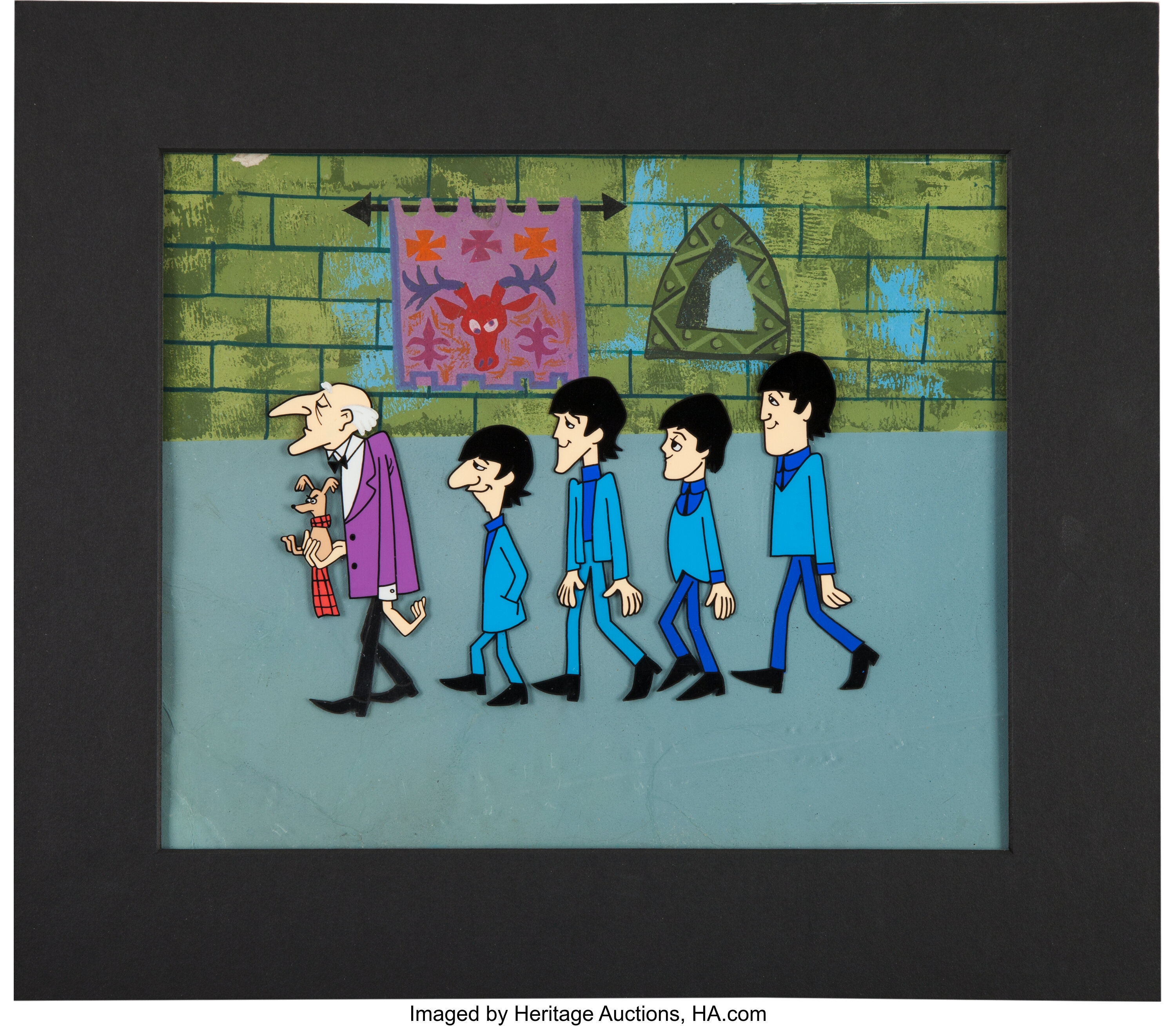 Beatles Cartoon Series Original Animation Cels And Background Lot 343 Heritage Auctions