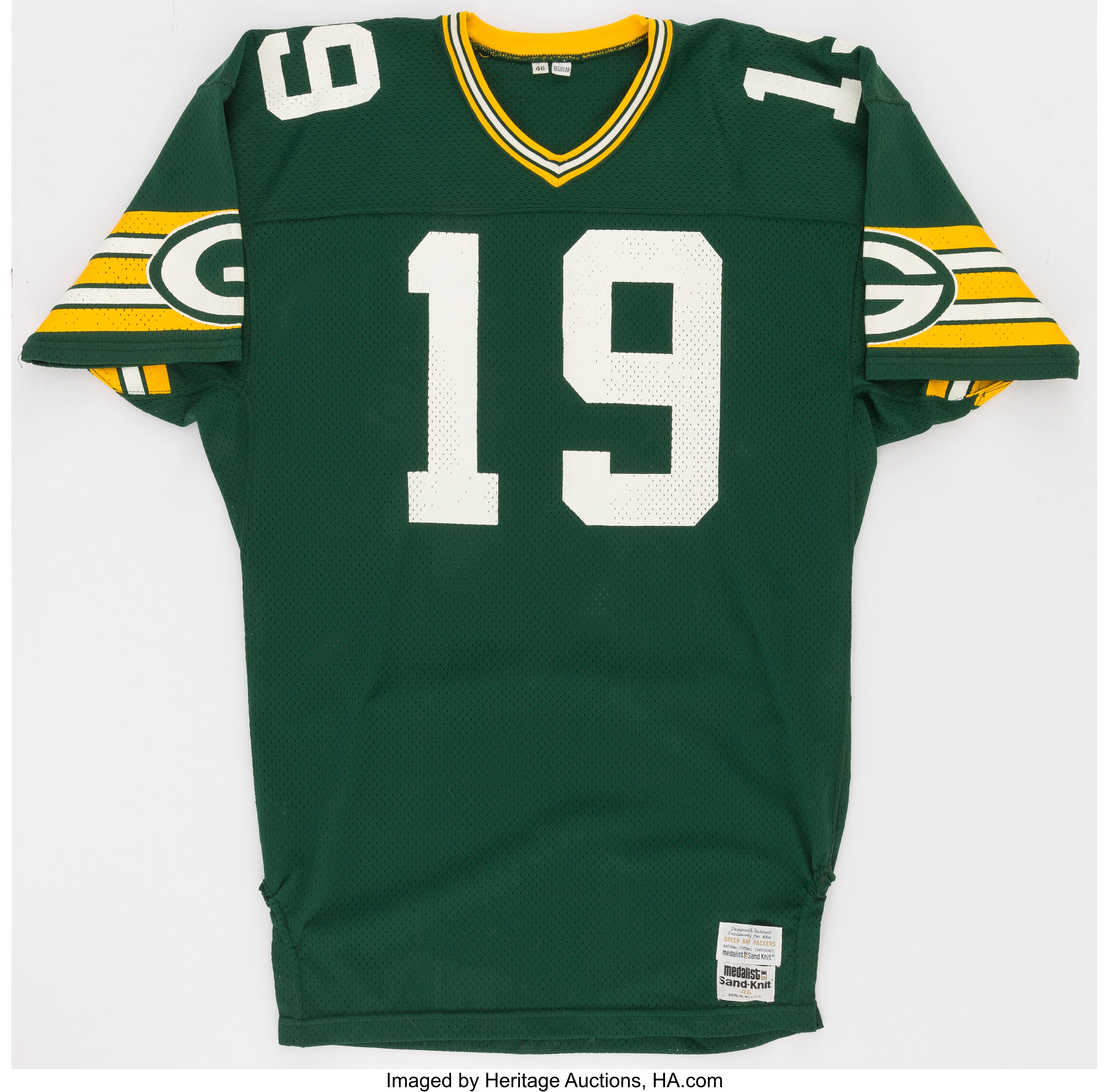 1984 Rich Campbell Game Worn Green Bay Packers Jersey. Football