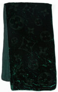 Louis Vuitton Scarf Green Velvet ref.282048 - Joli Closet