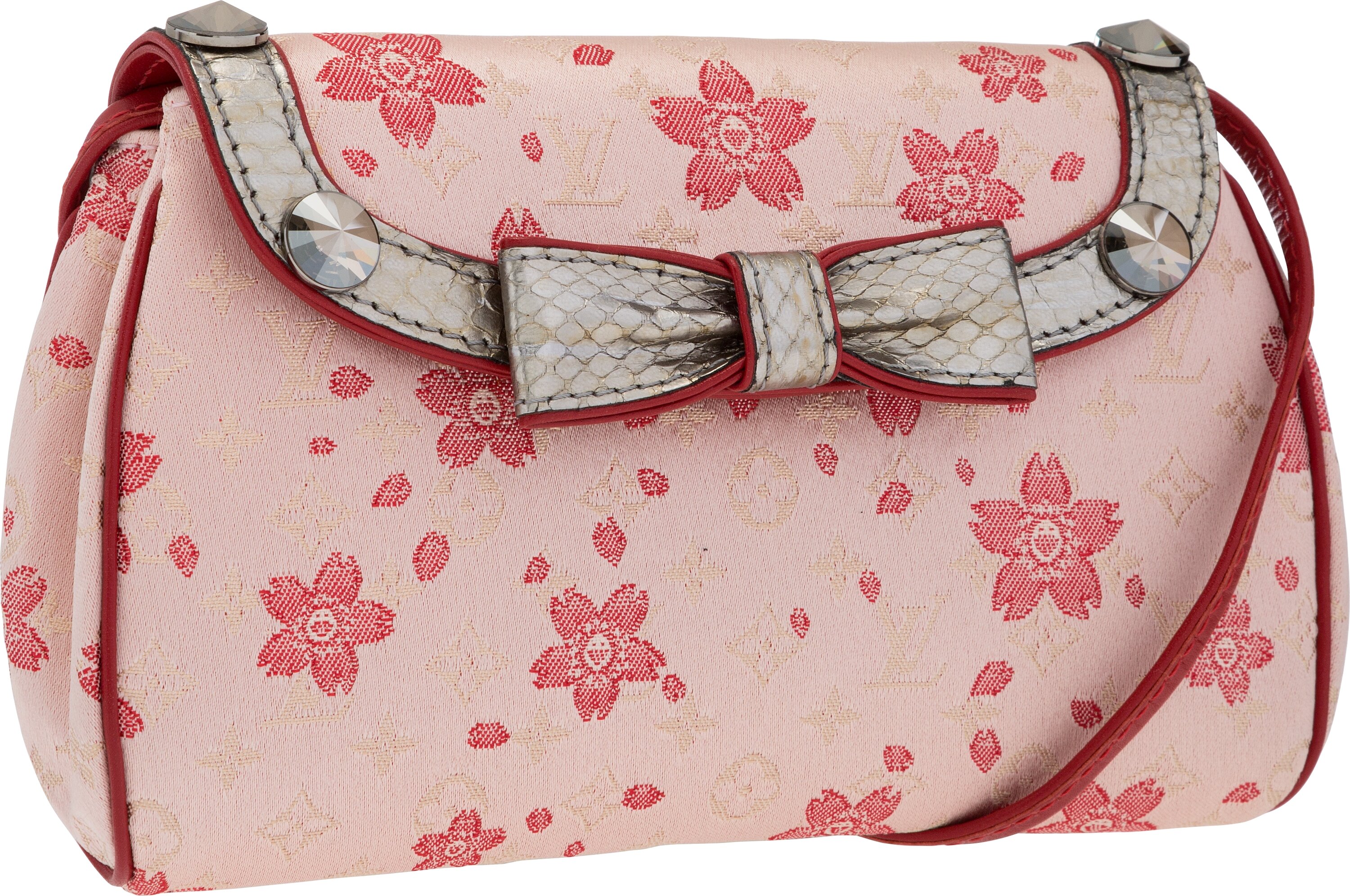 Korrupt Våd Rodet Louis Vuitton Limited Edition Pink Satin Cherry Blossom Griotte Bag | Lot  #58849 | Heritage Auctions
