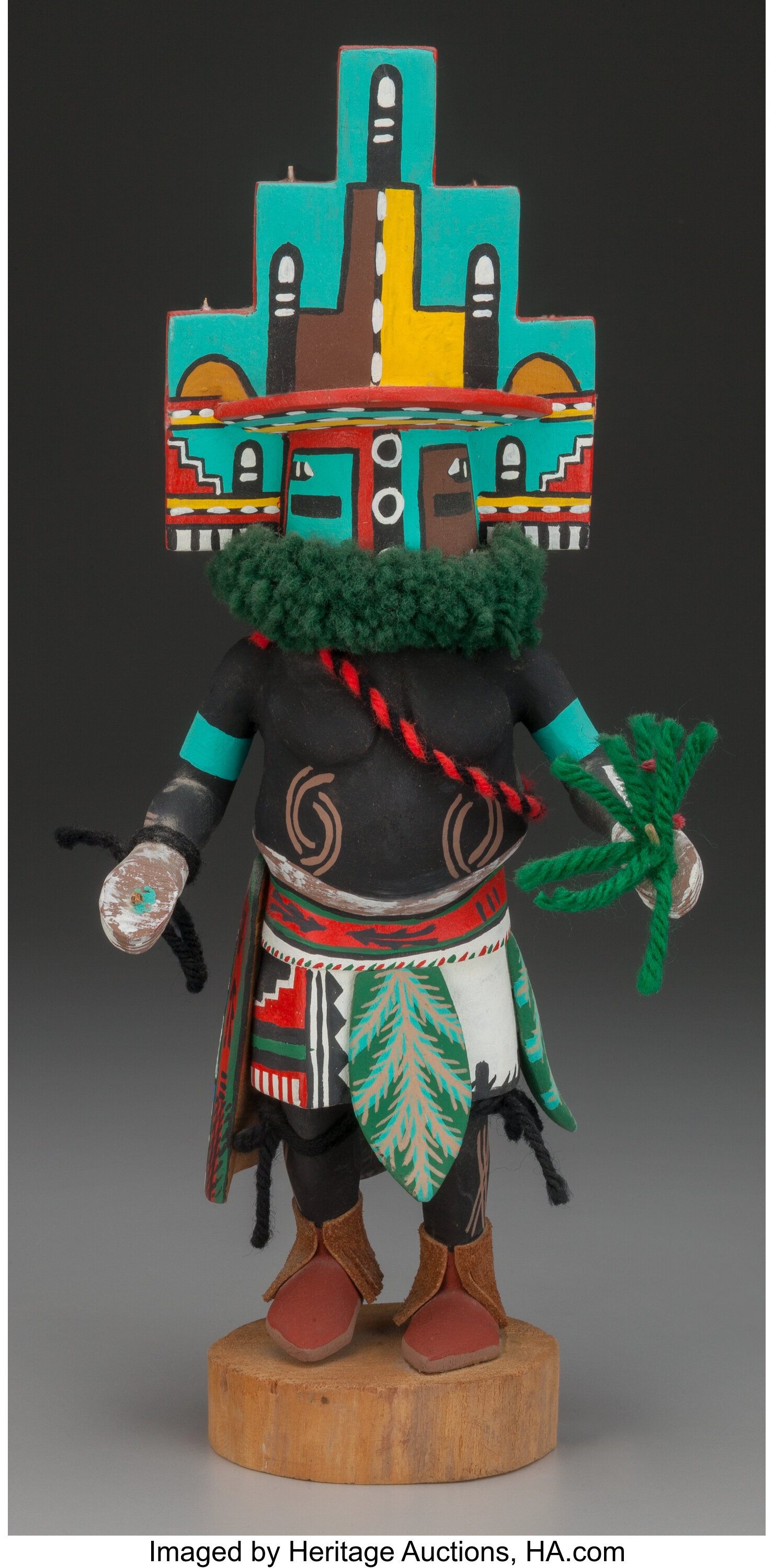 A HOPI COTTONWOOD KACHINA DOLL. Hemis... Other | Lot #71411 | Heritage ...