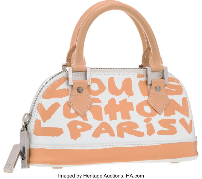 Sold at Auction: Louis Vuitton, Louis Vuitton Peach Monogram