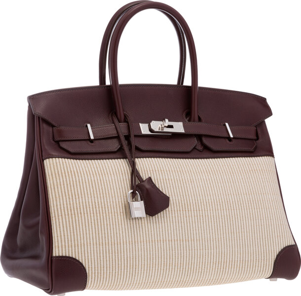 HERMES Barenia & Crinoline Birkin