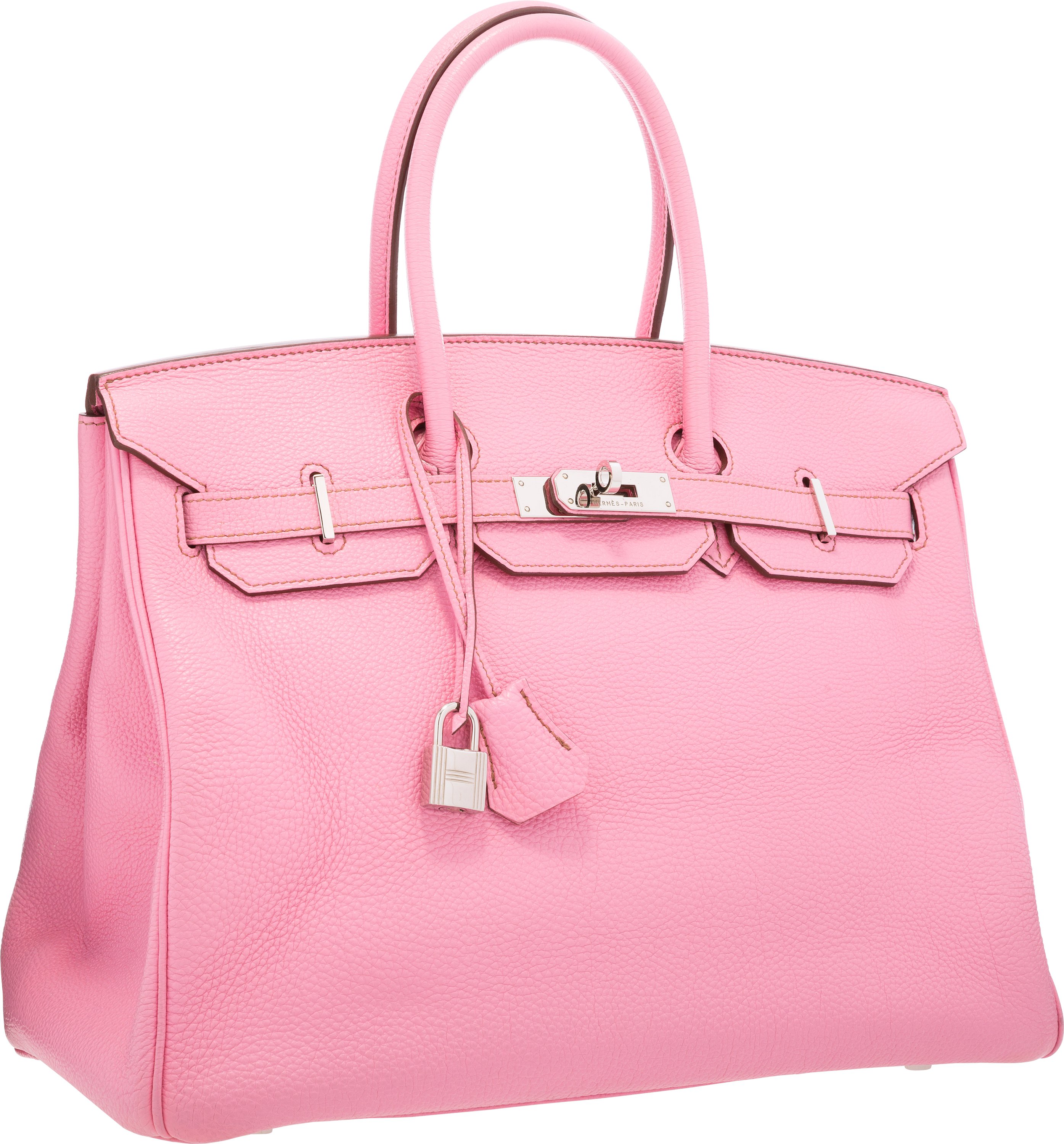 Hermes 35cm 5P Pink Togo Leather Birkin Bag with Palladium | Lot #58006 ...