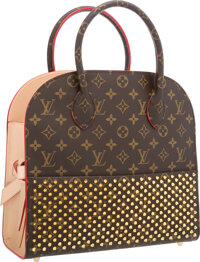 Louis Vuitton Gold Mirroir Argent d'Ore Monogram Vernis Leather