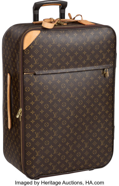Louis Vuitton Suitcase Pegase Monogram 70 Brown in Canvas with