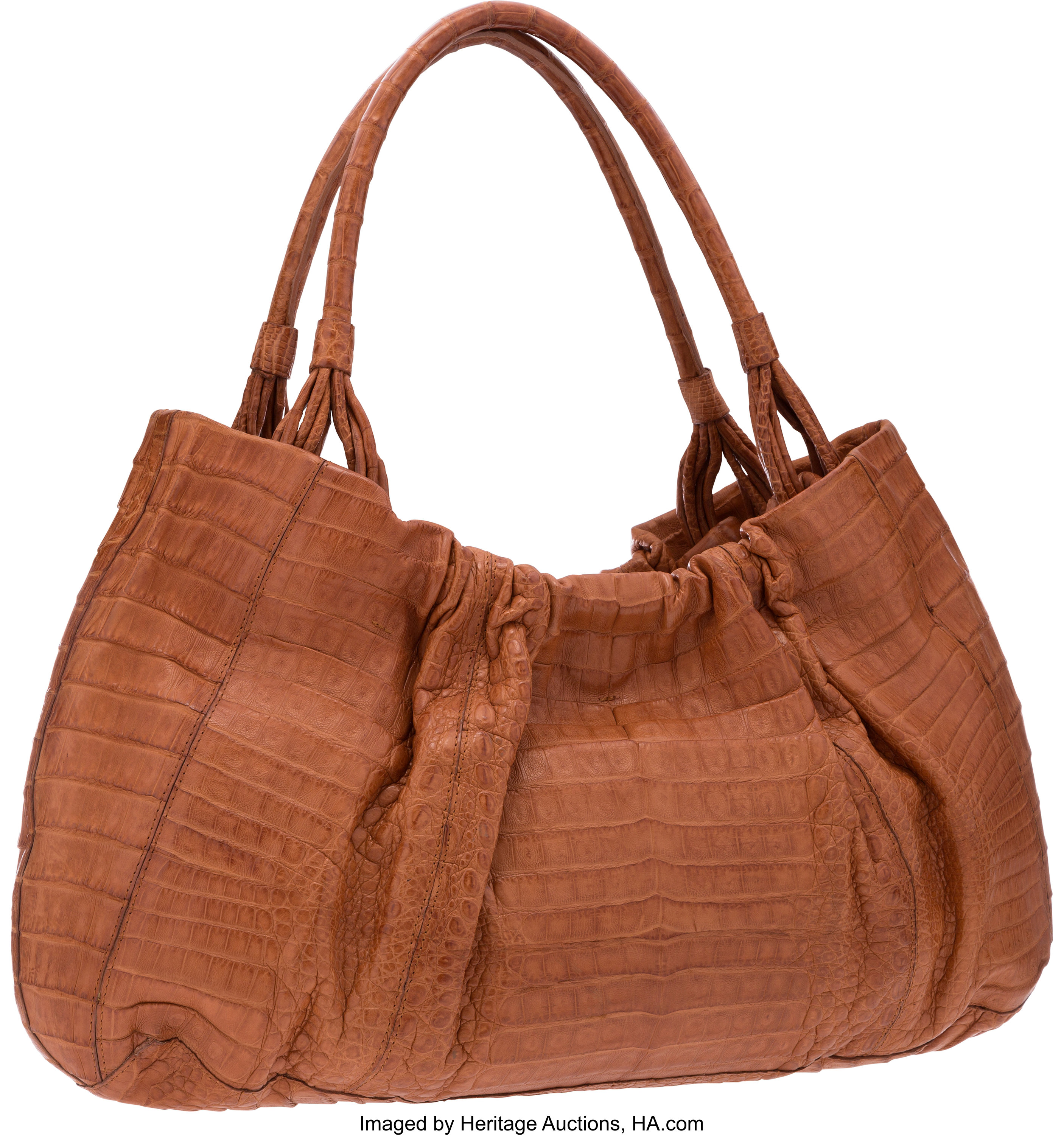 At Auction: Nancy Gonzalez Crocodile Leather Bag