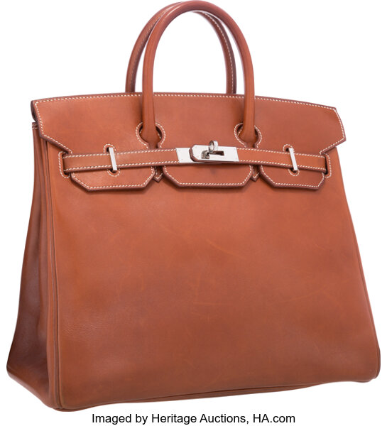 Hermes birkin 35 barenia with palladium hardware