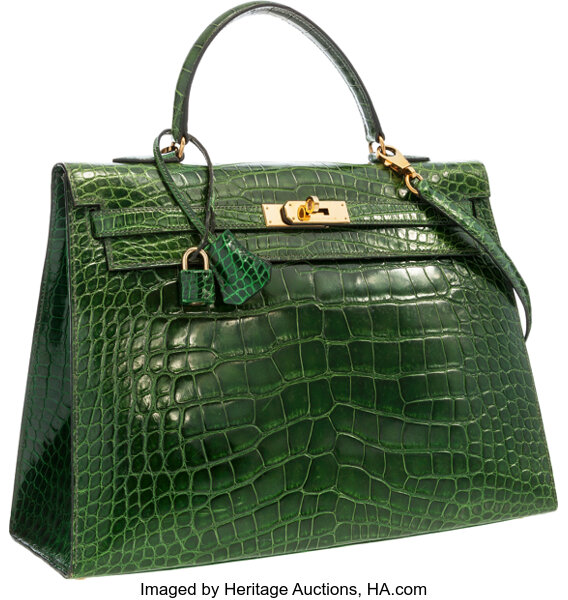 Kelly 32 Alligator Vert Emerald