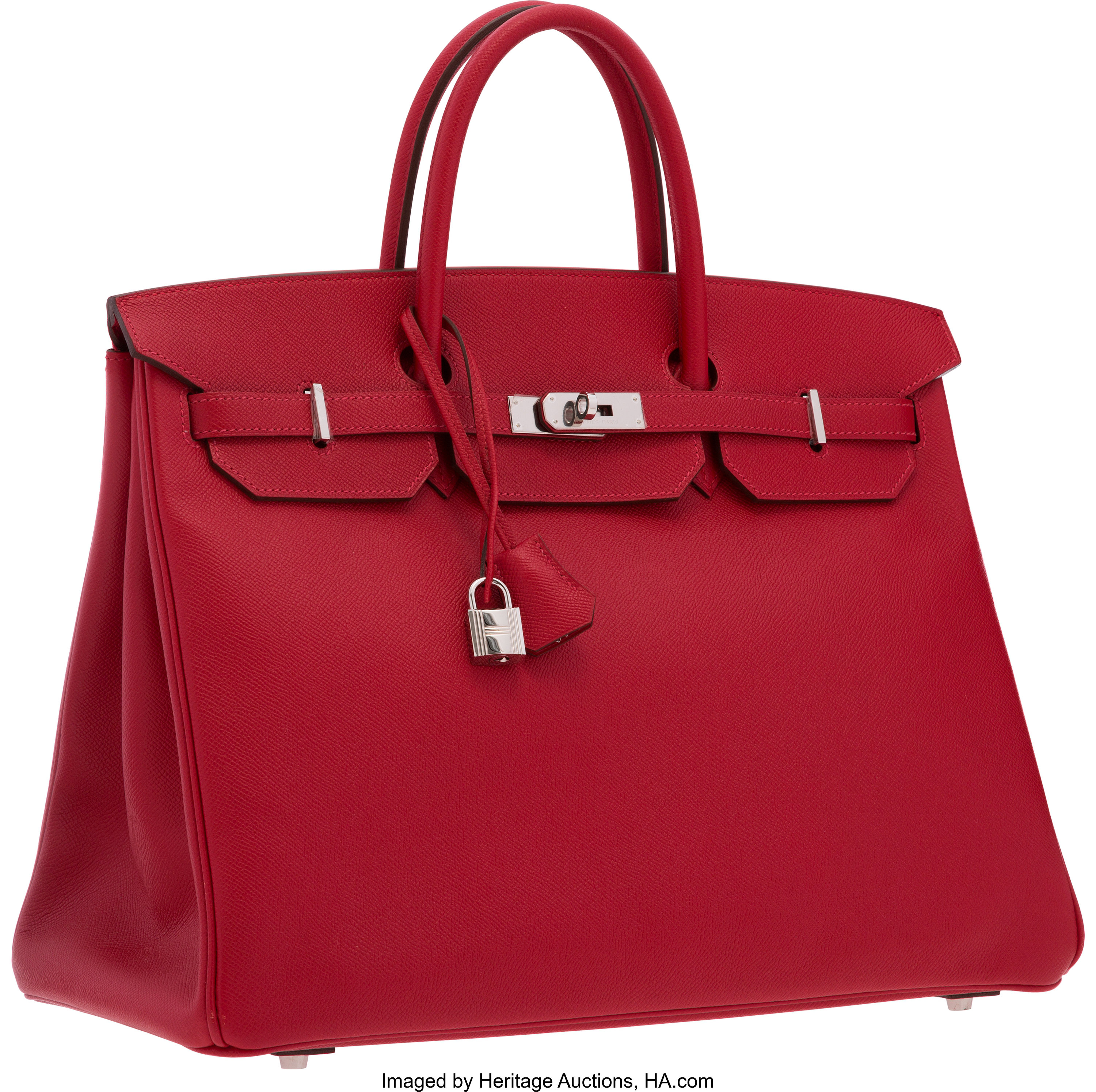 Hermes Birkin Bag, Rouge Casaque, 35cm, Epsom with palladium