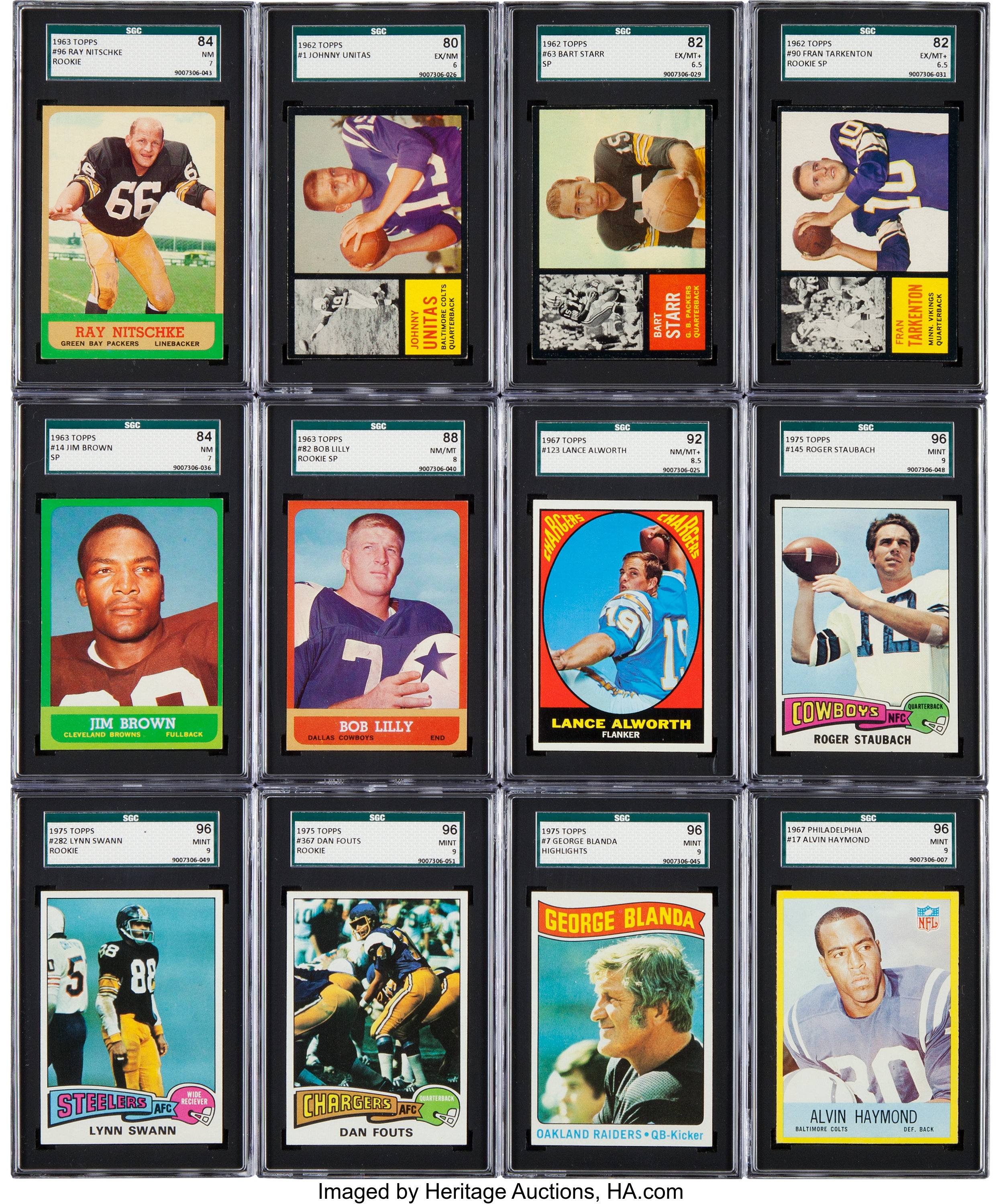 1958 - 1975 Topps & Philadelphia Football Collection (1,700+) With, Lot  #81847