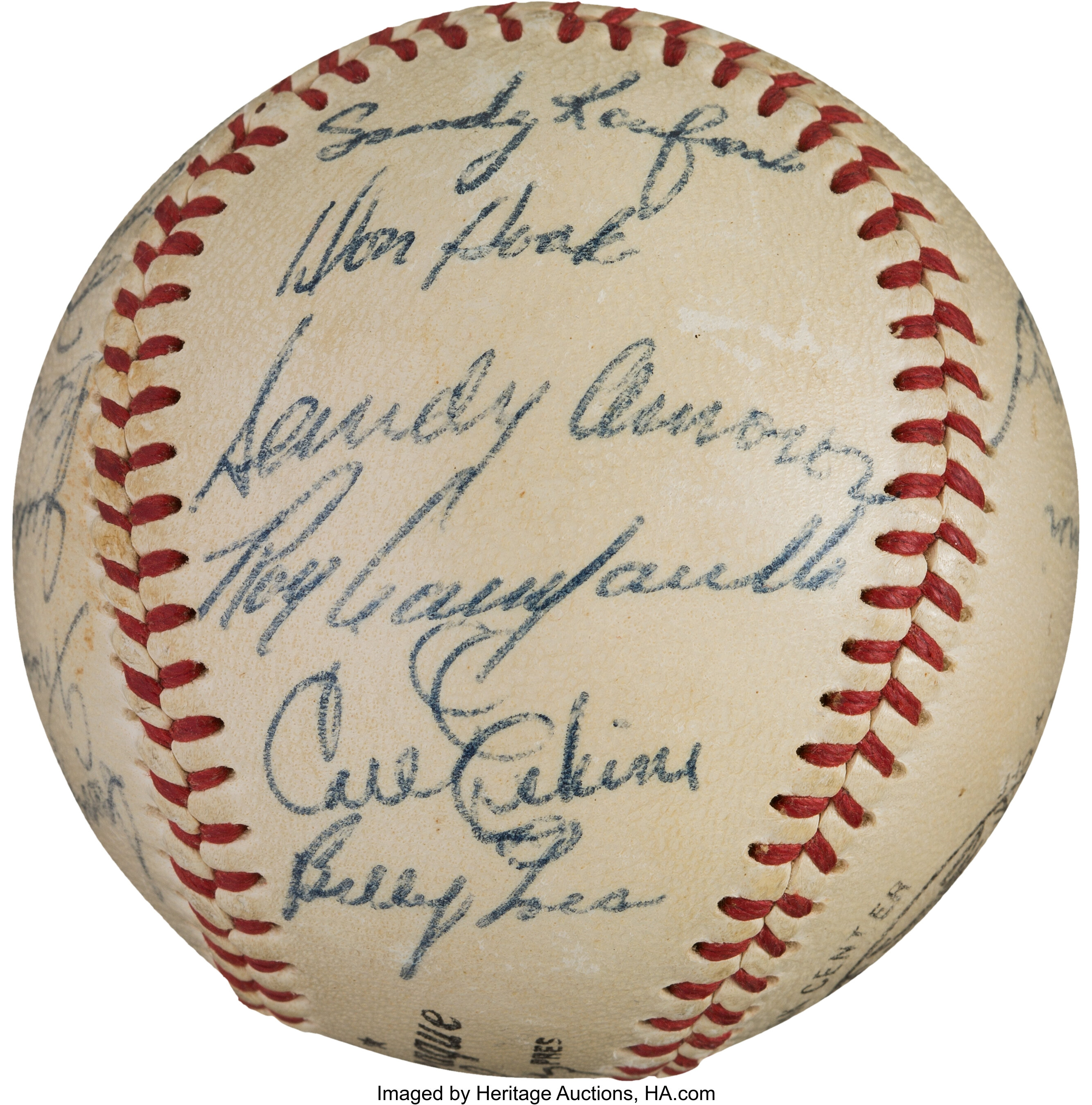 Sold at Auction: Baseball Memorabilia Archive Ft. Brooklyn Dodgers