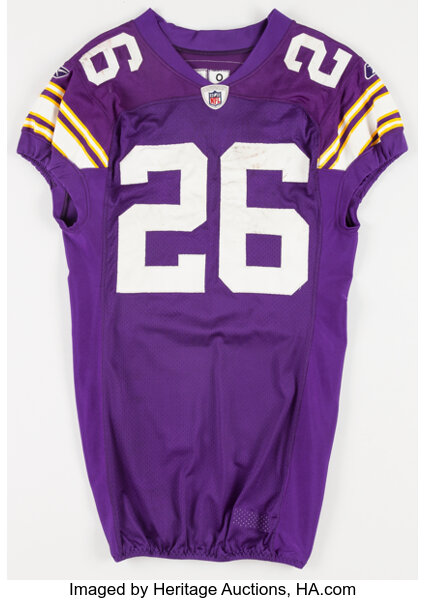 vikings game used jersey