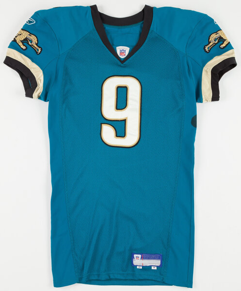 Jacksonville Jaguars NFL Black Football Jersey #9 David Garrard