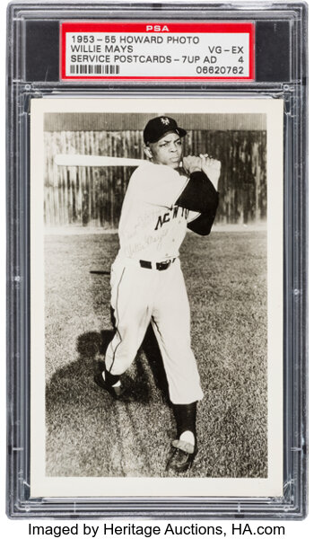 Sold at Auction: 1953 Topps Willie Mays Psa Authentic