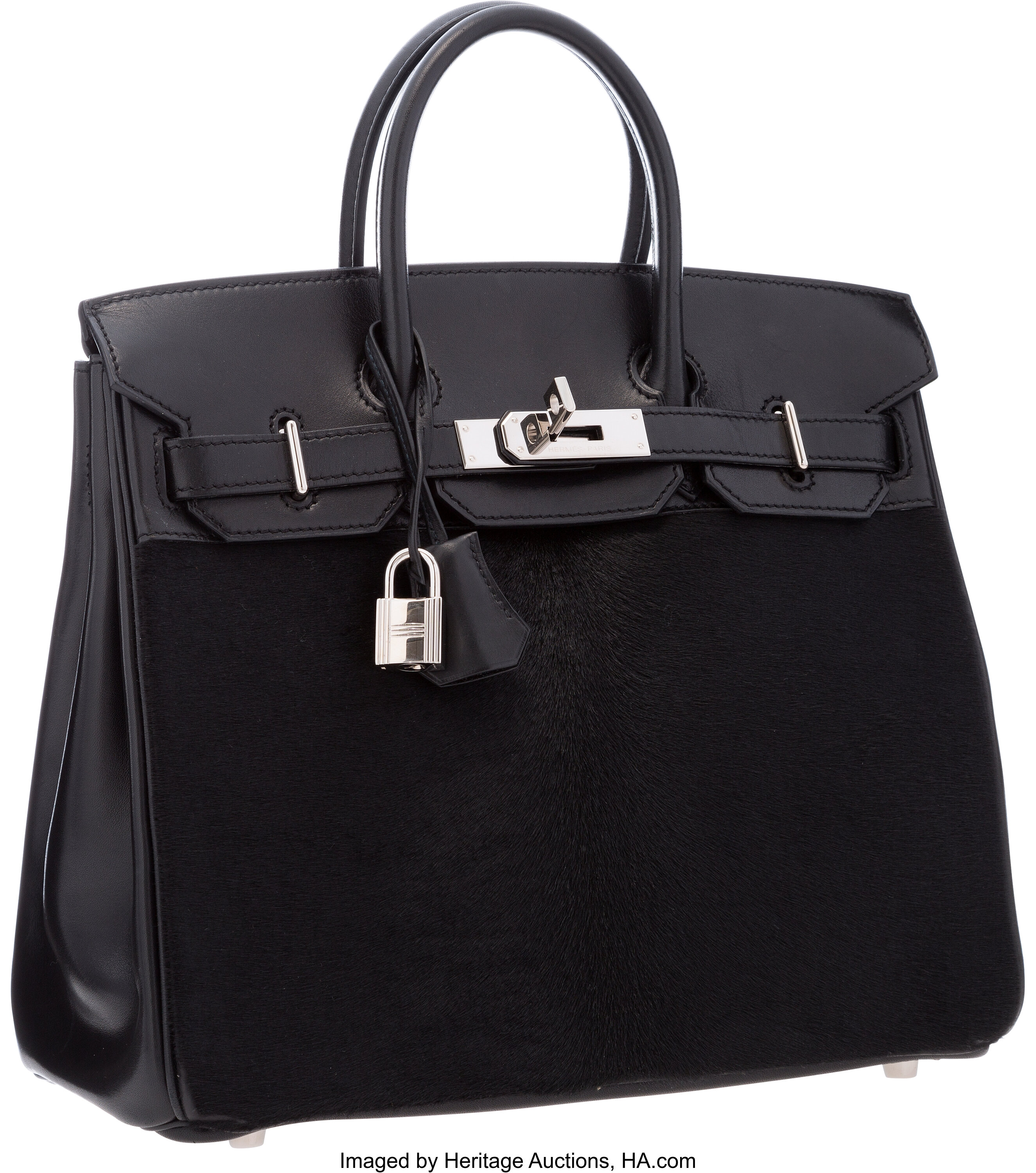 Hermès Hermes Black Togo Massai Leather Shoulder Bag Pony-style