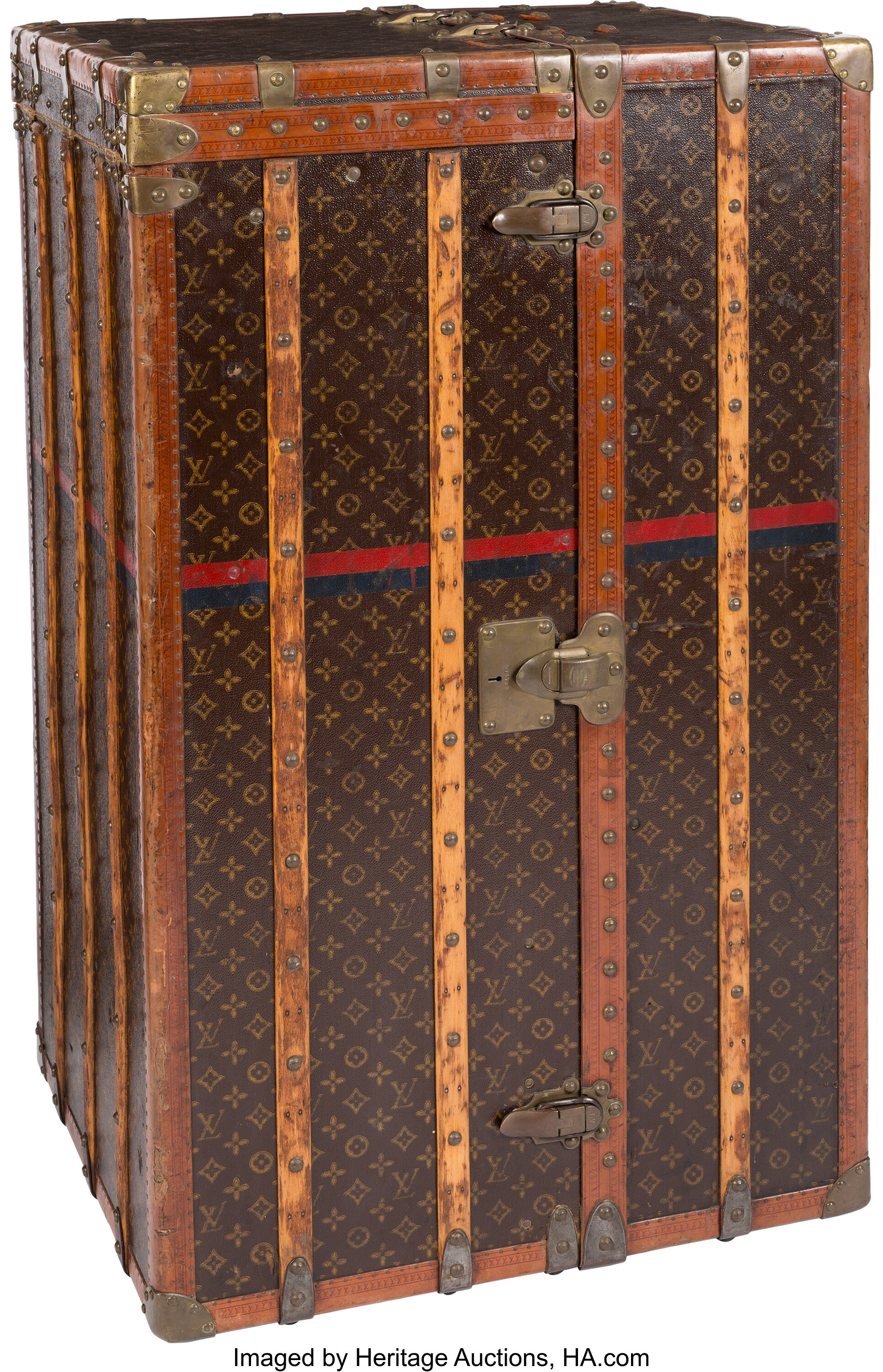 Sold at Auction: Louis Vuitton Wardrobe Trunk