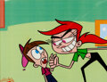 Fairly Odd Parents Timmy Turner and Vicky Production Cel Setup | Lot ...