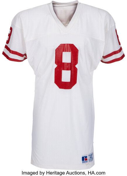 NFL San Francisco 49ers (Steve Young) Men's Game Football Jersey.