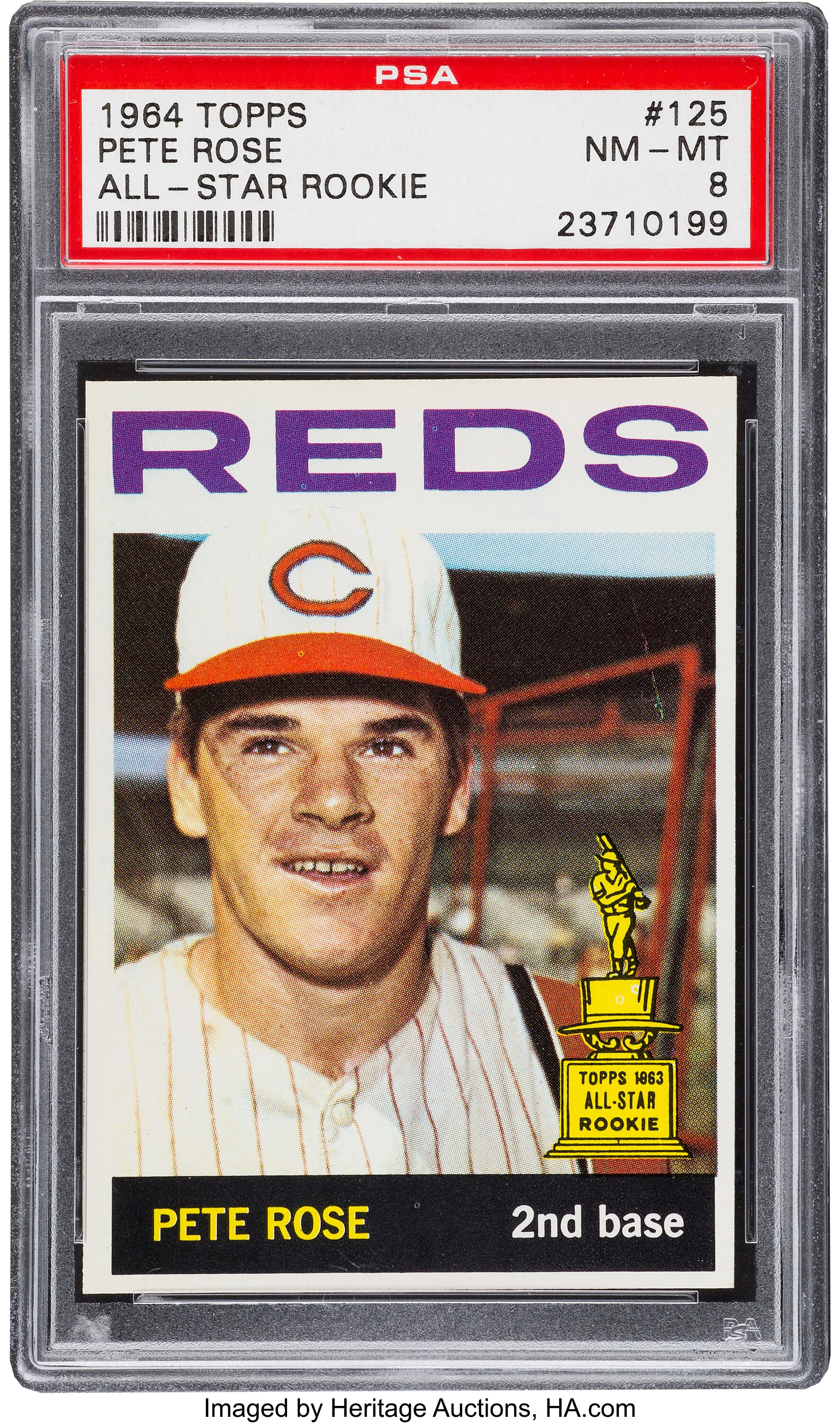 Sold at Auction: 1964 Topps Pete Rose #125