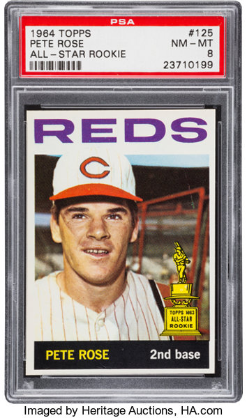 Sold at Auction: 1964 Topps Pete Rose #125