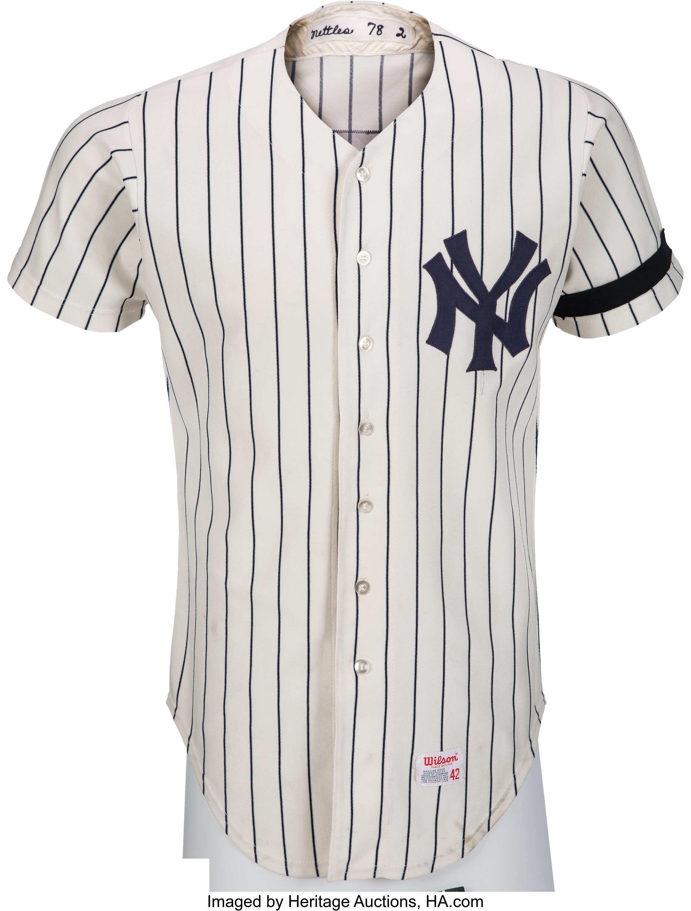 N.Y. Yankees Style Graig Nettles Autographed Signed Custom Jersey Jsa Coa