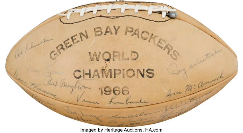 NFL 1967 GREEN BAY PACKERS SUPER BOWL II WORLD CHAMPIONSHIP