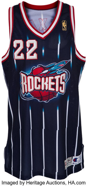 Clyde Drexler Houston Rockets jersey - S / M - VintageSportsGear