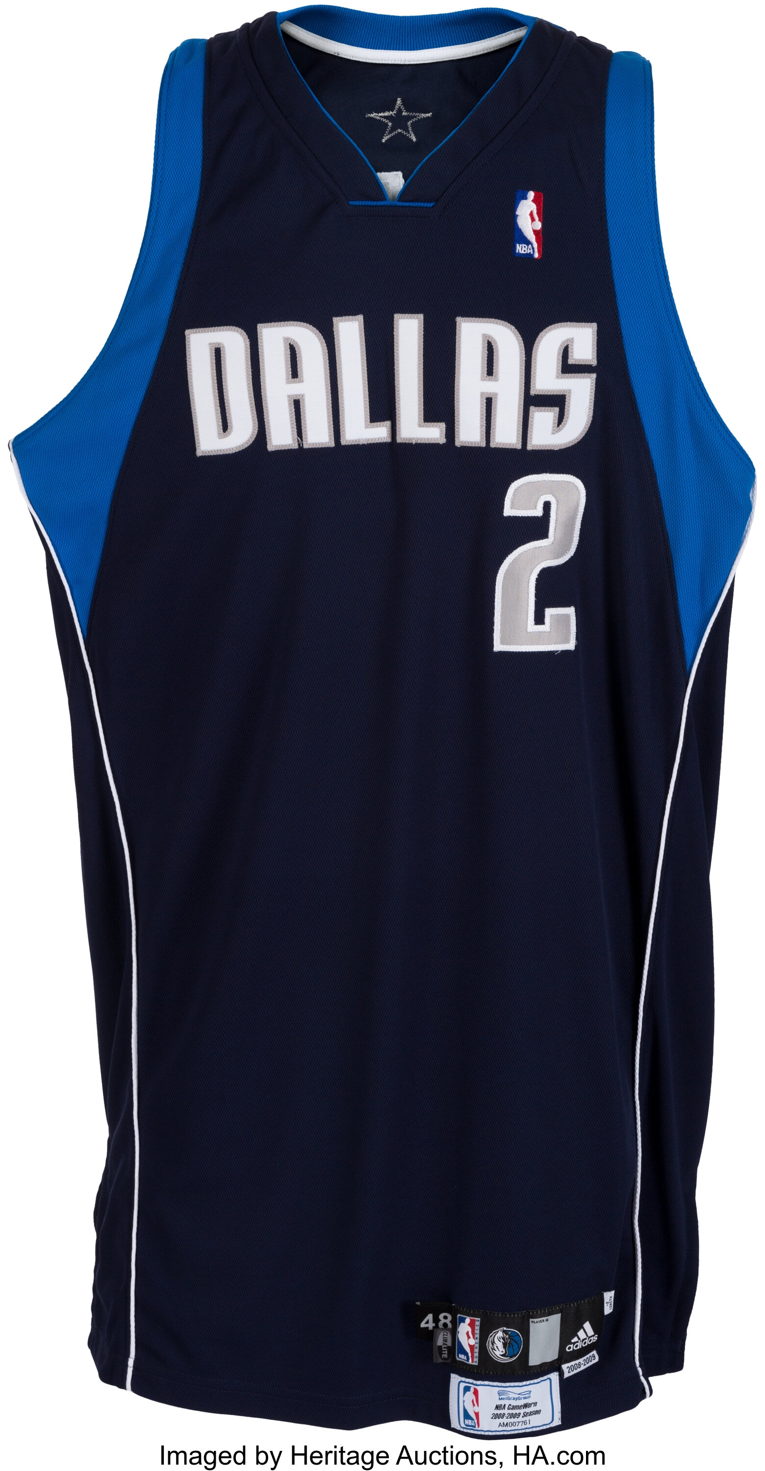 2008-09 Jason Kidd Game Worn Dallas Mavericks Jersey - With