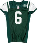 2009 Mark Sanchez Game Worn, Unwashed New York Jets Jersey - Worn, Lot  #83586