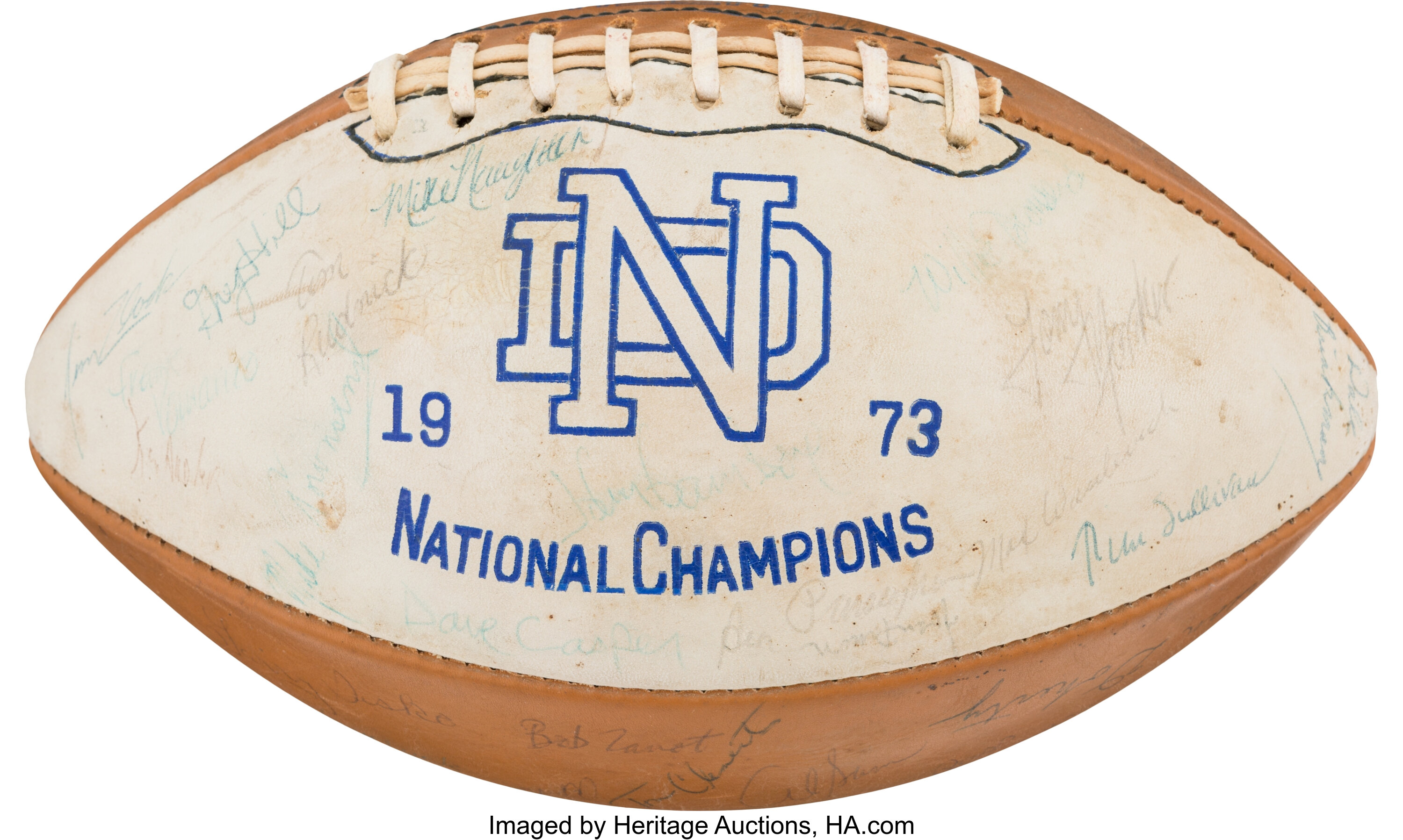 1973-university-of-notre-dame-team-signed-championship-football